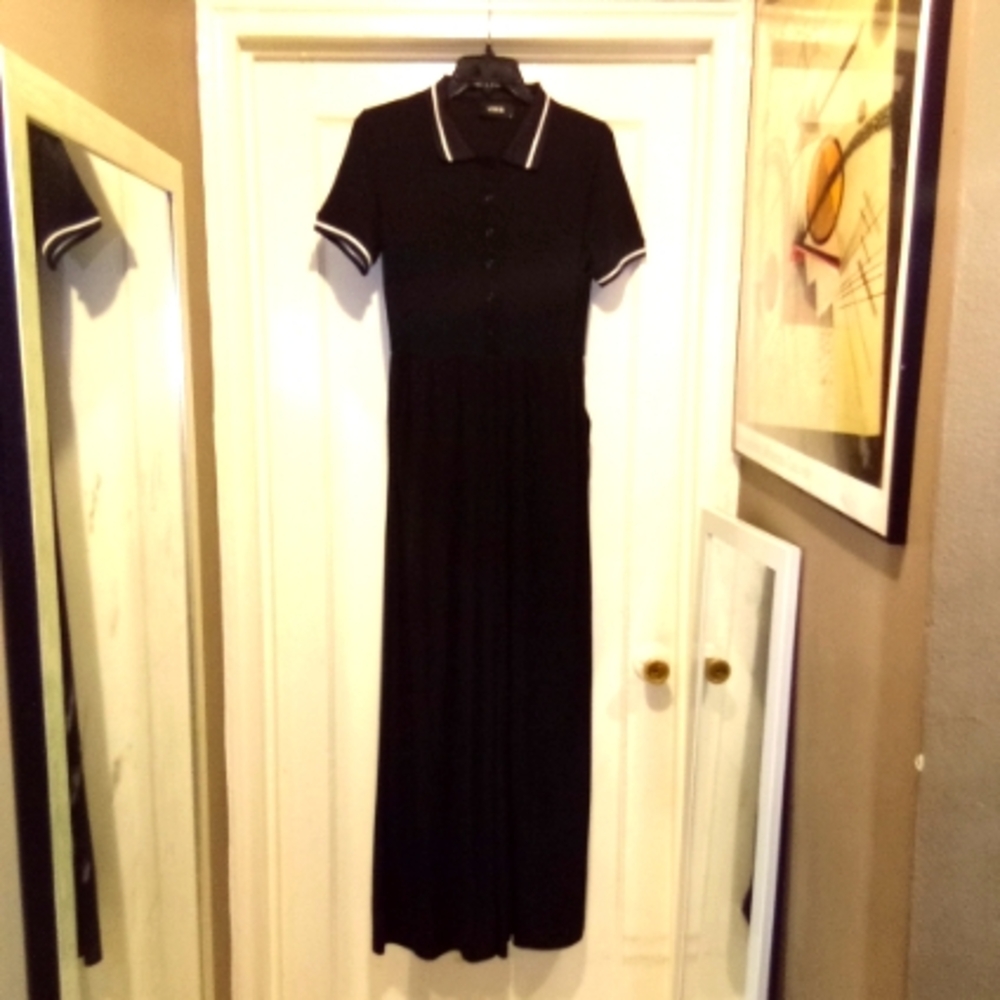 "CIDER" RIBBED, SHORT SLEEVE, LONG DRESS